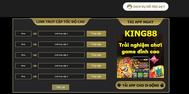 Chất lượng liên hệ King88 được đánh giá cao