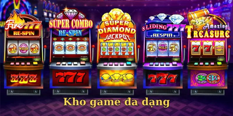 Hàng trăm trò chơi nổ hũ hấp dẫn từ các nhà phát hành hàng đầu