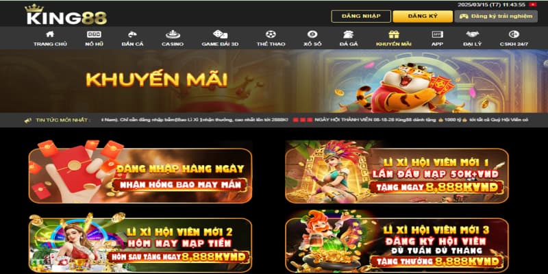 Dịch vụ chất lượng làm nên sự nổi tiếng cho KING88