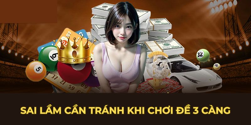 Sai lầm cần tránh khi chơi đề 3 càng